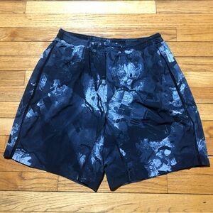 Lululemon Shorts Mens Medium Blue Pace Breaker Linerless 9" Inseam Drawstring